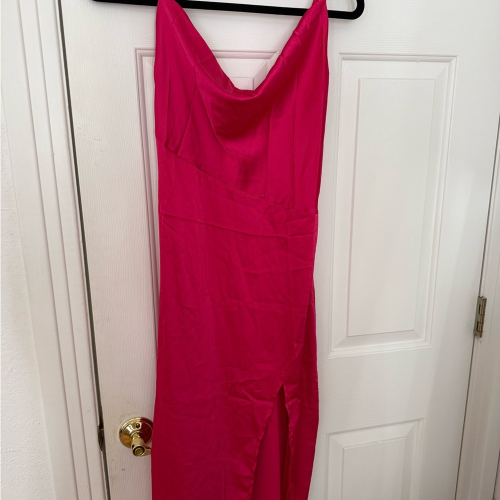 Bright Pink Sleeveless Dress